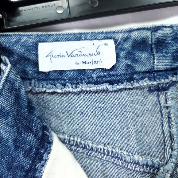 Vintage Gloria Vanderbilt by Murjani Jeans Size 12 High Pleated Straight Leg - Picture 8 of 14